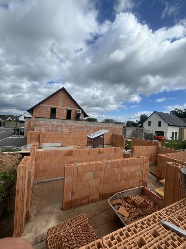 Maison en cours de construction